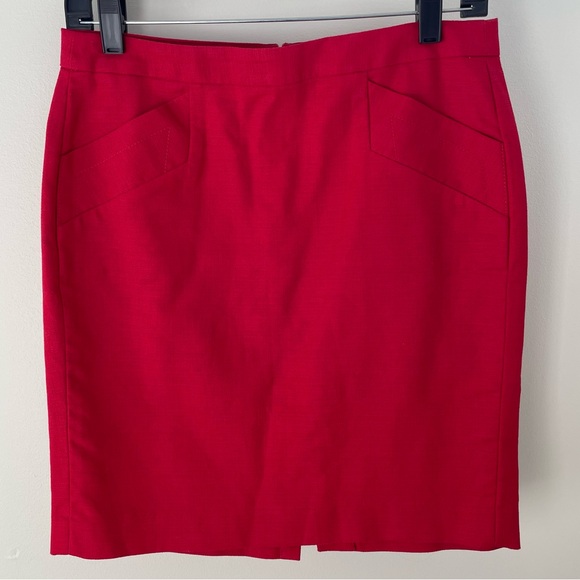 Gap Women’s Red Pencil Skirt Size 0 - Picture 1 of 11